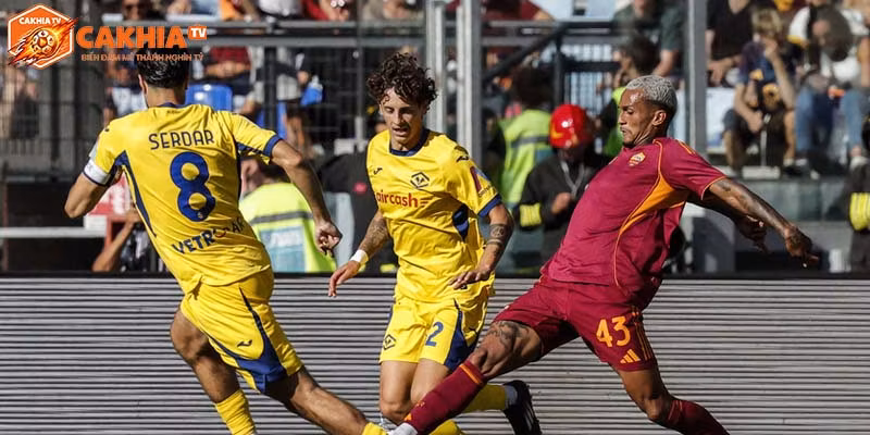 Phong độ gần đây của Verona vs AS Roma