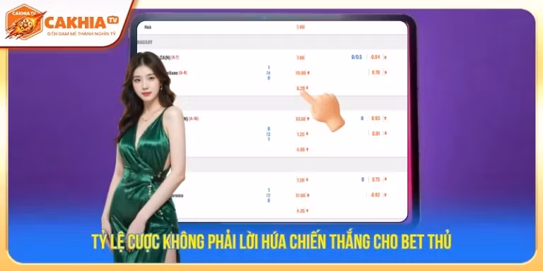 Tỷ Lệ Cược Không Phải Lời Hứa Chiến Thắng Cho Bet Thủ