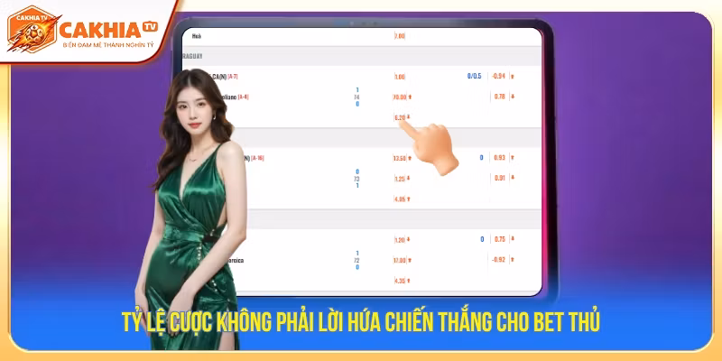 Tỷ Lệ Cược Không Phải Lời Hứa Chiến Thắng Cho Bet Thủ