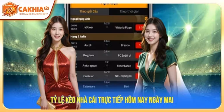 Tỷ Lệ Kèo Nhà Cái Trực Tiếp Hôm Nay Ngày Mai